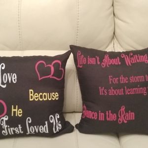 Sofa pillows